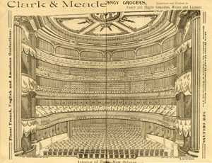 Seating plan of 
the French Opera House